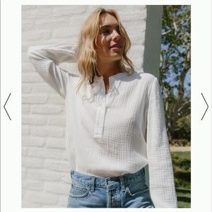 Jenni Kayne Cypress Collarless Shirt